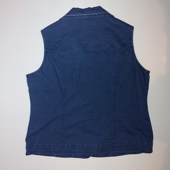 🌈3/$30 Allison Daley Jean vest / tank top 8 - Picture 3 of 3